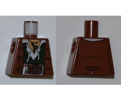 Torso PotC Jacket over Dark Green Vest and White Shirt Pattern