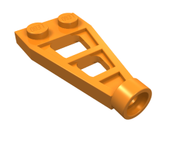 Plate, Modified 1 x 2 with Long Stud Receptacle (Space Wing)