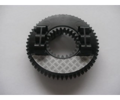 Technic Turntable Large Type 2 with Black Outside Gear Section with Checkered Plate Pattern (Sticker) - Set 8273