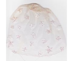 Belville Cloth Bed Veil - Medium, with Sparkly Stars Pattern