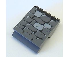 Panel 4 x 6 x 6 Sloped with Stone Wall Pattern