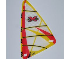 Plastic Triangle 9 x 15 Sail with Red Extreme Team Logo Pattern