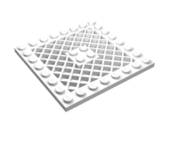 Plate, Modified 8 x 8 with Grille