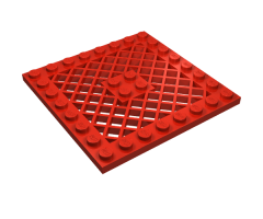 Plate, Modified 8 x 8 with Grille