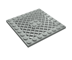 Plate, Modified 8 x 8 with Grille