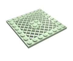 Plate, Modified 8 x 8 with Grille