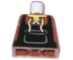 Torso Castle Fantasy Era Blacksmith Apron and Front Lace Up Shirt Pattern