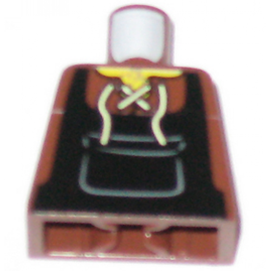 Torso Castle Fantasy Era Blacksmith Apron and Front Lace Up Shirt Pattern
