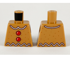 Torso White Icing and Red Buttons Pattern