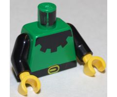 Torso Castle Forestman Black Collar Pattern / Black Arms / Yellow Hands