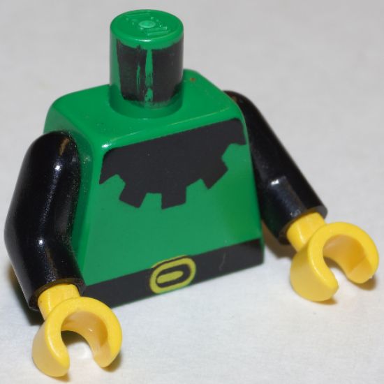 Torso Castle Forestman Black Collar Pattern / Black Arms / Yellow Hands