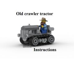 Old crawler tractor