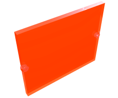 Glass for Window 1 x 4 x 3