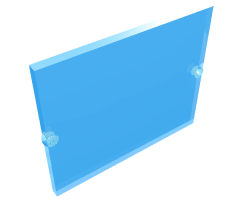 Glass for Window 1 x 4 x 3