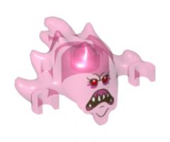 Minifigure, Headgear Ghostbusters Ghost with Open Mouth Grimace Pattern