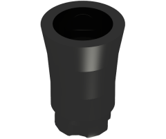 Plant, Tree Palm Trunk - Short Connector, Axle Hole with 2 Inside Prongs