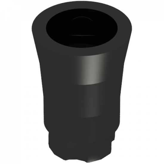Plant, Tree Palm Trunk - Short Connector, Axle Hole with 2 Inside Prongs