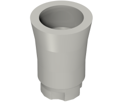 Plant, Tree Palm Trunk - Short Connector, Axle Hole with 2 Inside Prongs