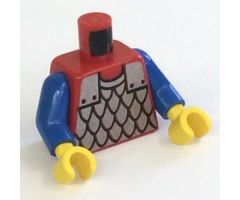 Torso Castle Scale Mail Pattern / Blue Arms / Yellow Hands