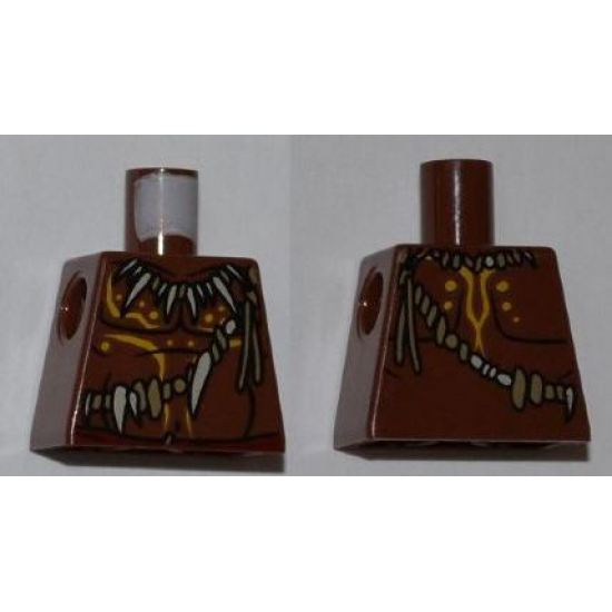 Torso PotC Bare Chest with Bone Necklace and Body Paint Pattern