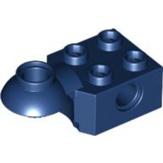 Technic, Brick Modified 2 x 2 with Pin Hole, Rotation Joint Ball Half (Horizontal Top)