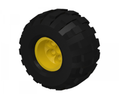 Wheel & Tire Assembly 68.8 x 40 Balloon Large, with Black Tire 68.8 x 40 Balloon Large (2996 / 2995)
