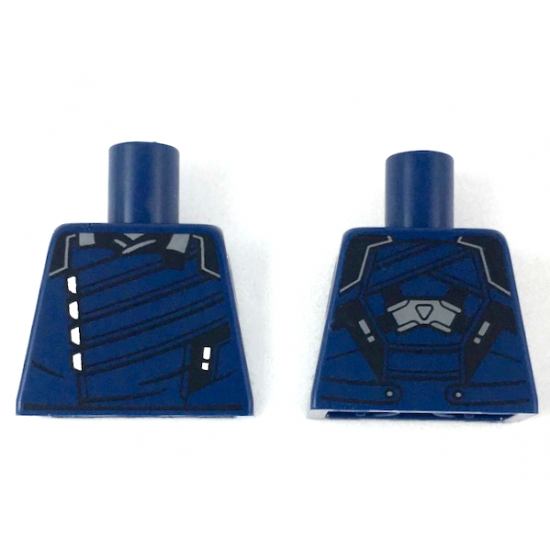 Torso Jacket with Silver Trim Pattern
