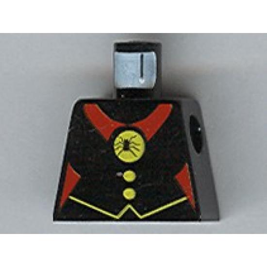Torso Castle Fright Knights Red Spider Medal Pattern