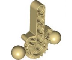 Bionicle Hips / Lower Torso with 2 Ball Joint and 7 Tooth Half Gear