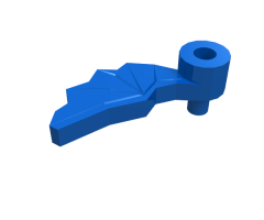 Minifigure, Headgear Accessory Plume Dragon Wing Left