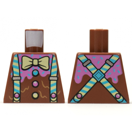 Torso Bow Tie and Suspenders Pattern