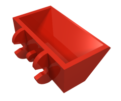 Vehicle Digger Bucket Smooth 2 x 4 x 1
