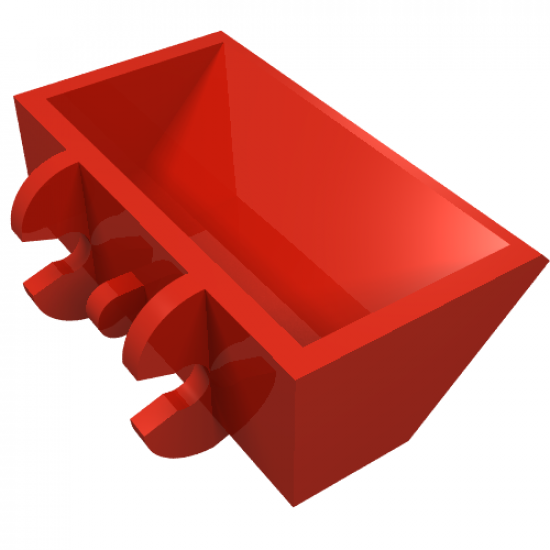 Vehicle Digger Bucket Smooth 2 x 4 x 1