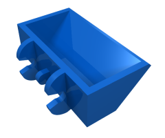 Vehicle Digger Bucket Smooth 2 x 4 x 1