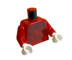 Torso Spider-Man Costume 2 Pattern / Red Arms / White Hands