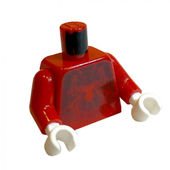 Torso Spider-Man Costume 2 Pattern / Red Arms / White Hands