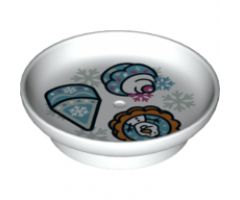 Duplo, Figure Wear & Utensil Dish with 3 Cupcakes Pattern
