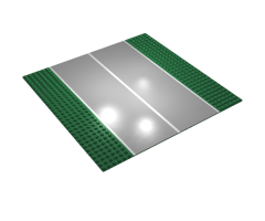 Baseplate, Road 32 x 32 6-Stud Straight with Plain Runway Pattern