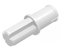 Technic, Axle 1 with Pin without Friction Ridges Lengthwise