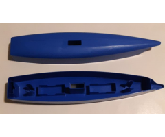Boat Hull Unitary 36 x 7 x 5, Base (Catamaran Half)