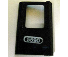 Door 1 x 4 x 5 Train Right with White '5590' Pattern (Sticker) - Set 5590