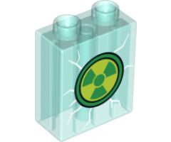 Duplo, Brick 1 x 2 x 2 with Radiation Pattern