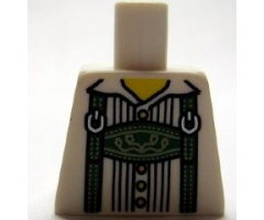 Torso Lederhosen over Pinstripe Shirt Pattern
