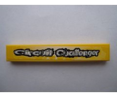 Tile 1 x 6 with 'Circuit Challenger' Pattern (Sticker) - Set 8183
