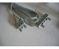 Electric, Wire 12V / 4.5V with male Squared Wide Short Connector and Male Squared Narrow Long Connector, 96 Studs Long