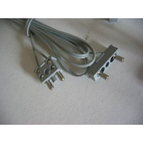 Electric, Wire 12V / 4.5V with male Squared Wide Short Connector and Male Squared Narrow Long Connector, 96 Studs Long
