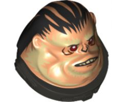 Minifigure, Head, Modified SW Iakaru with Bistan Pattern