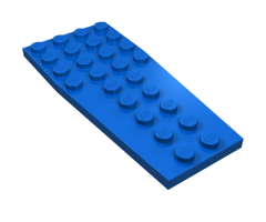 Wedge, Plate 4 x 9 without Stud Notches