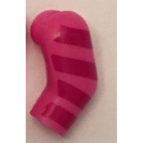 Arm, Left with 4 Magenta Stripes Pattern