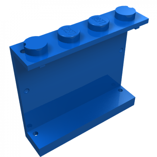 Panel 1 x 4 x 3 - Solid Studs with UNICEF Logo Pattern
